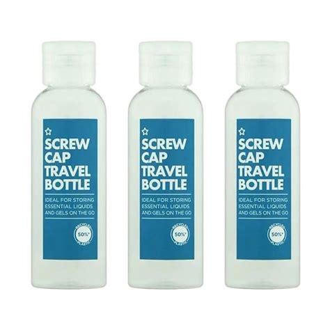 100ml travel bottles superdrug